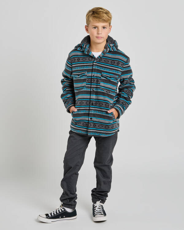 Skylark Boys' Contrary Hooded Long Sleeve Shirt for Mens