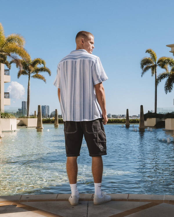 Lucid League Denim Walk Shorts for Mens