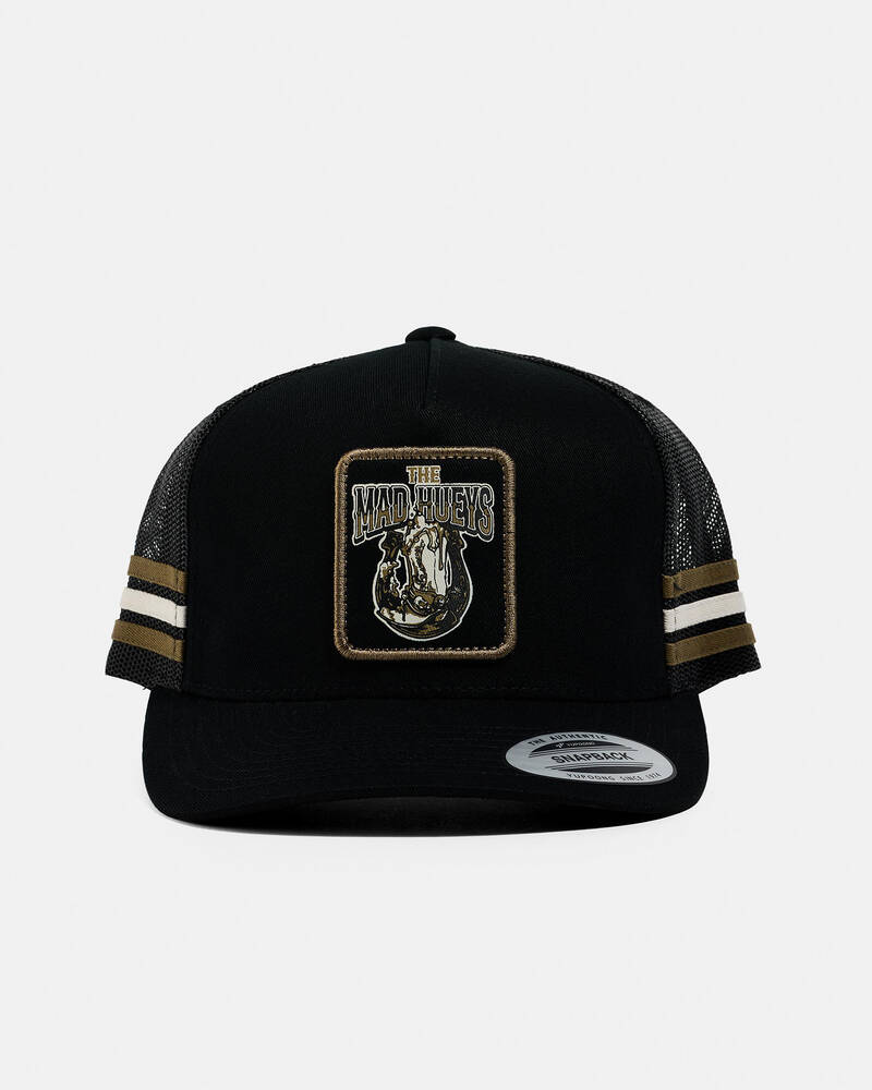 The Mad Hueys Scootin Shoey Twill Trucker Cap for Mens