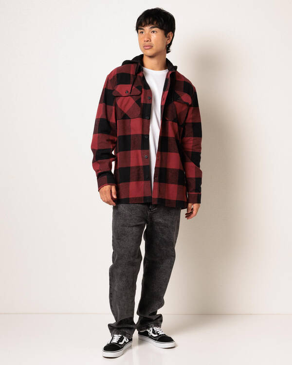 Dexter Realm Long Sleeve Flannel Shirt for Mens