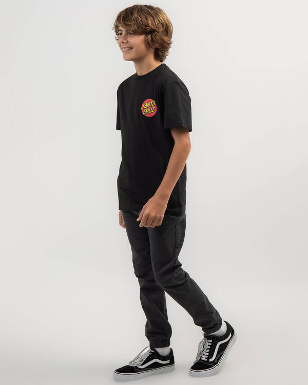 Santa Cruz Boys' Classic Dot Chest T-Shirt for Mens
