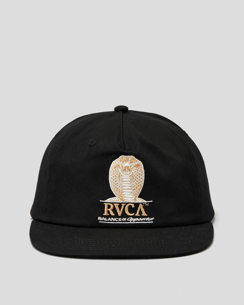 RVCA King Kobra Snapback Cap for Mens