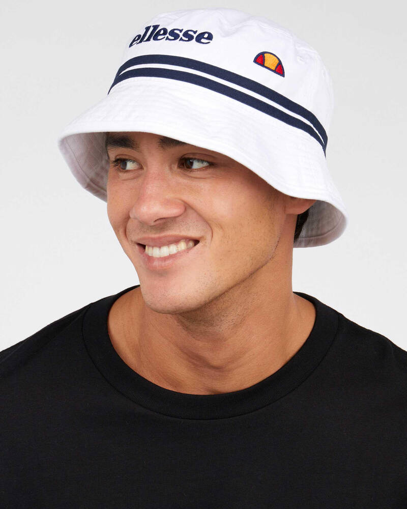 Ellesse Lorenzo Bucket Australia Hat - - In City Shipping White Easy Returns Beach & Fast