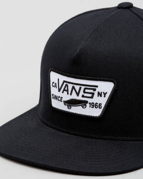Vans Full Patch Snapback Cap for Mens