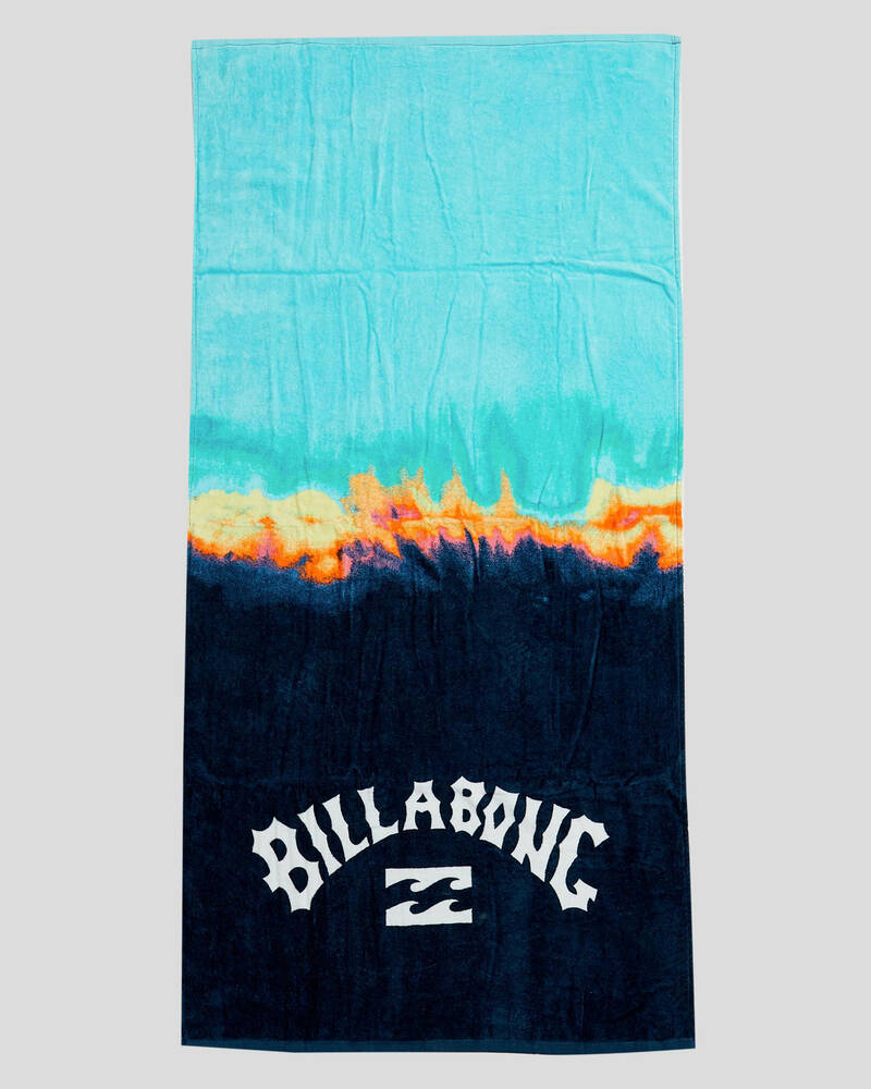 Billabong Waves Towel In Acid Blue City Beach Australia
