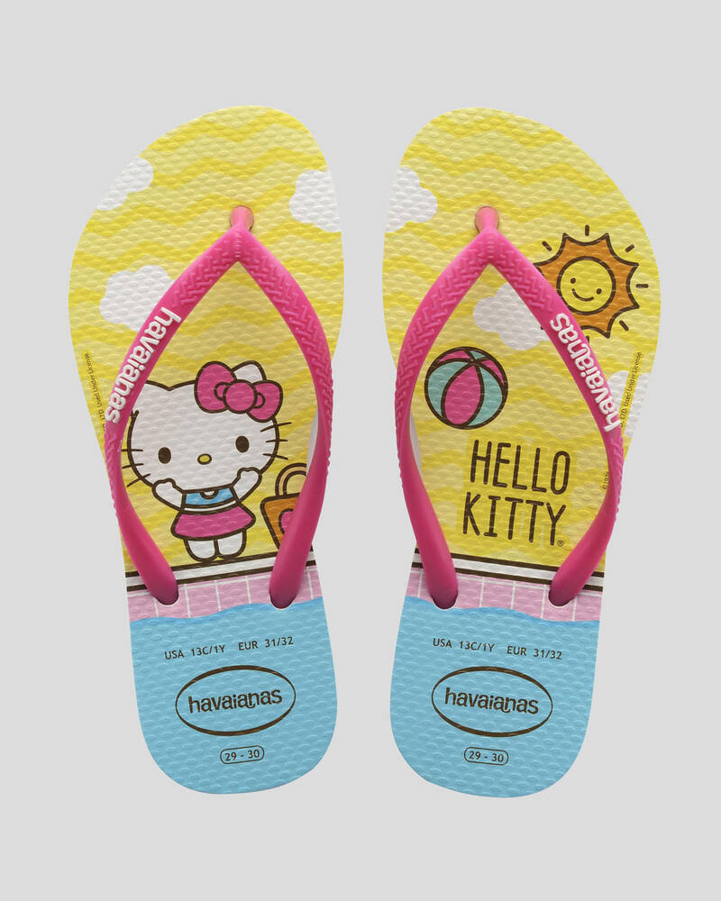 Havaianas Kids' Slim Hello Kitty Thongs for Womens