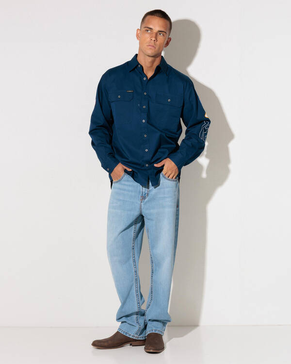 Ringers Western Drive By Long Sleeve Work Shirt for Mens