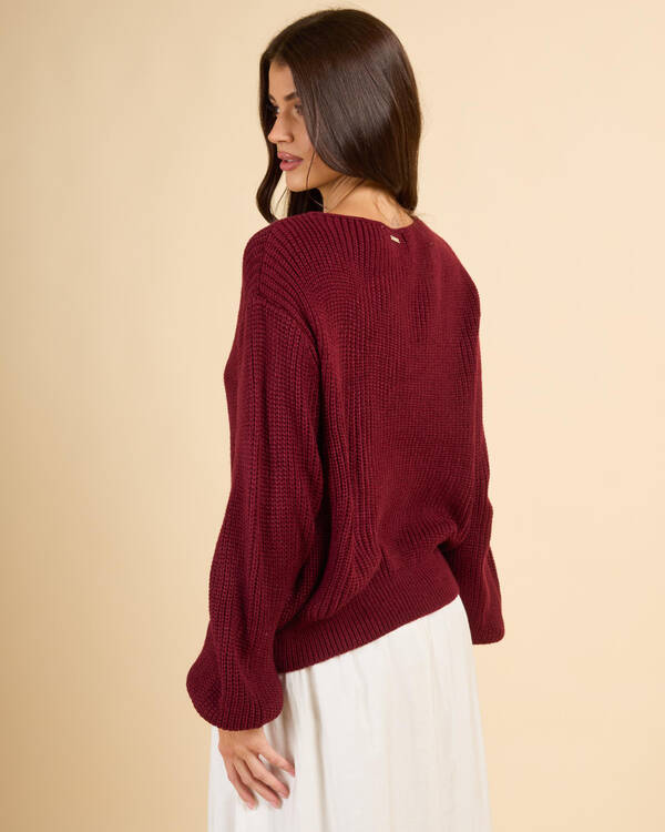 Mooloola Vortex Crew Neck Knit Jumper for Womens