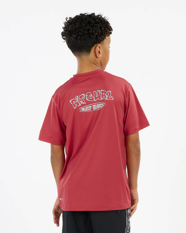 Boys Surf Shack Short Sleeve Rash Vest