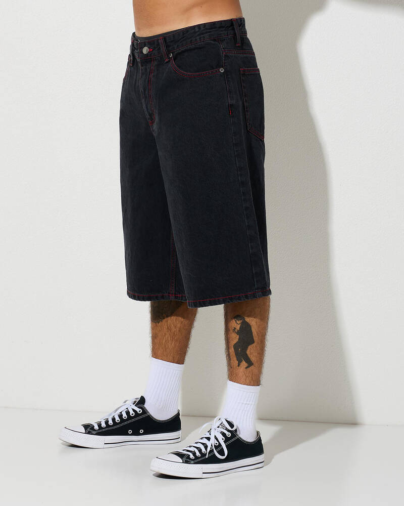RVCA Dayshift Baggy Denim Shorts for Mens