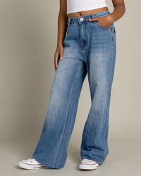 DESU Girls' Icon Straight Leg Jeans for Womens image number null