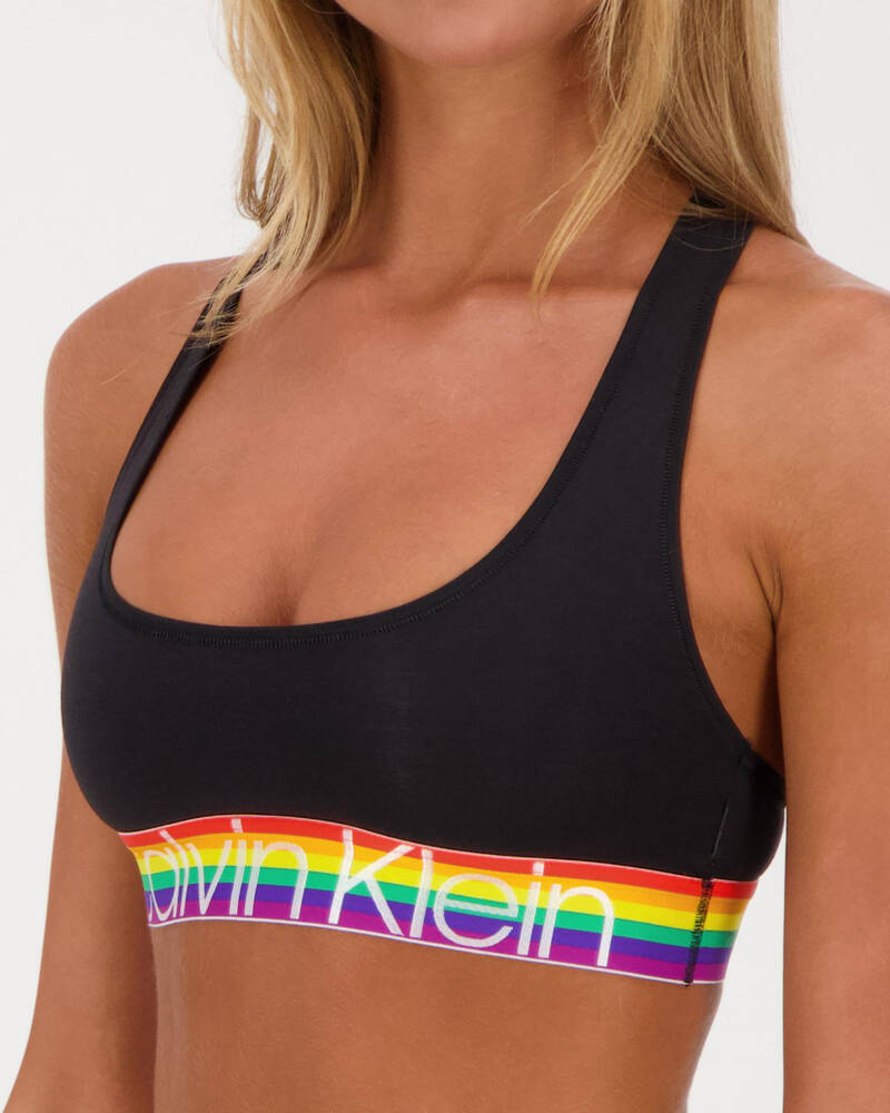 Calvin Klein Modern Cotton Pride Unlined Bralette for Womens