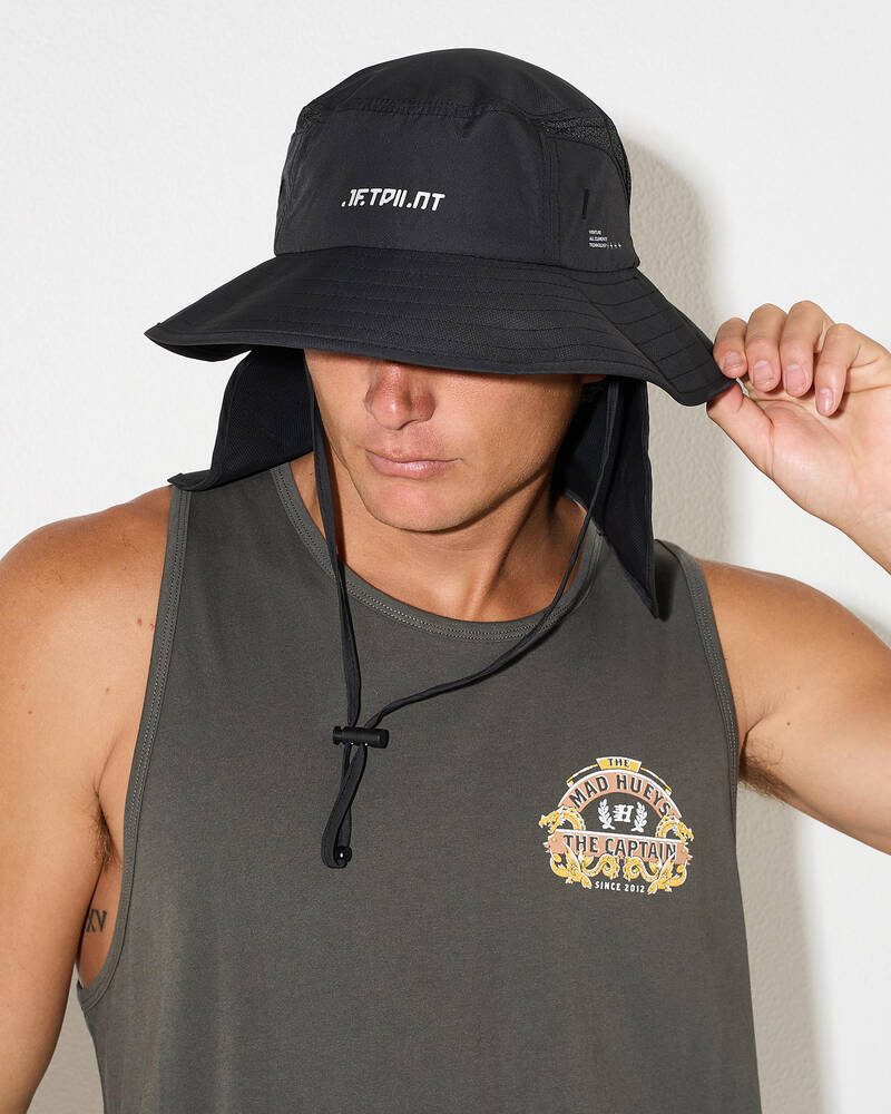 Jetpilot Hydro Tech Legionnaire Wide Brim Hat for Mens