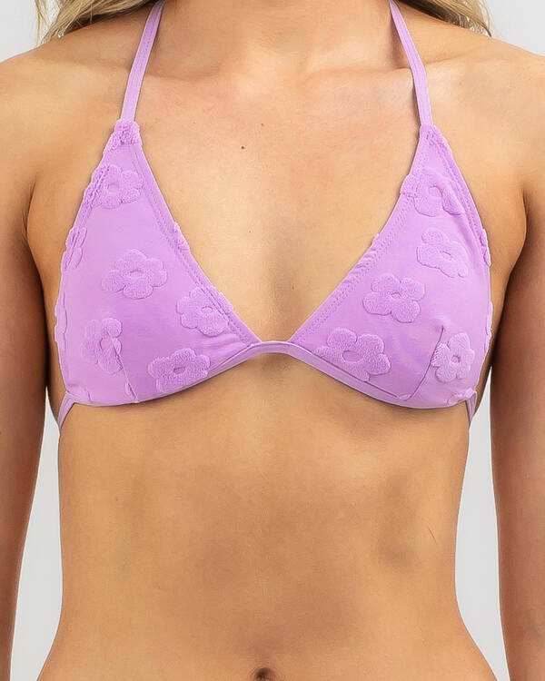 Topanga Meadow Sliding Triangle Bikini Top for Womens