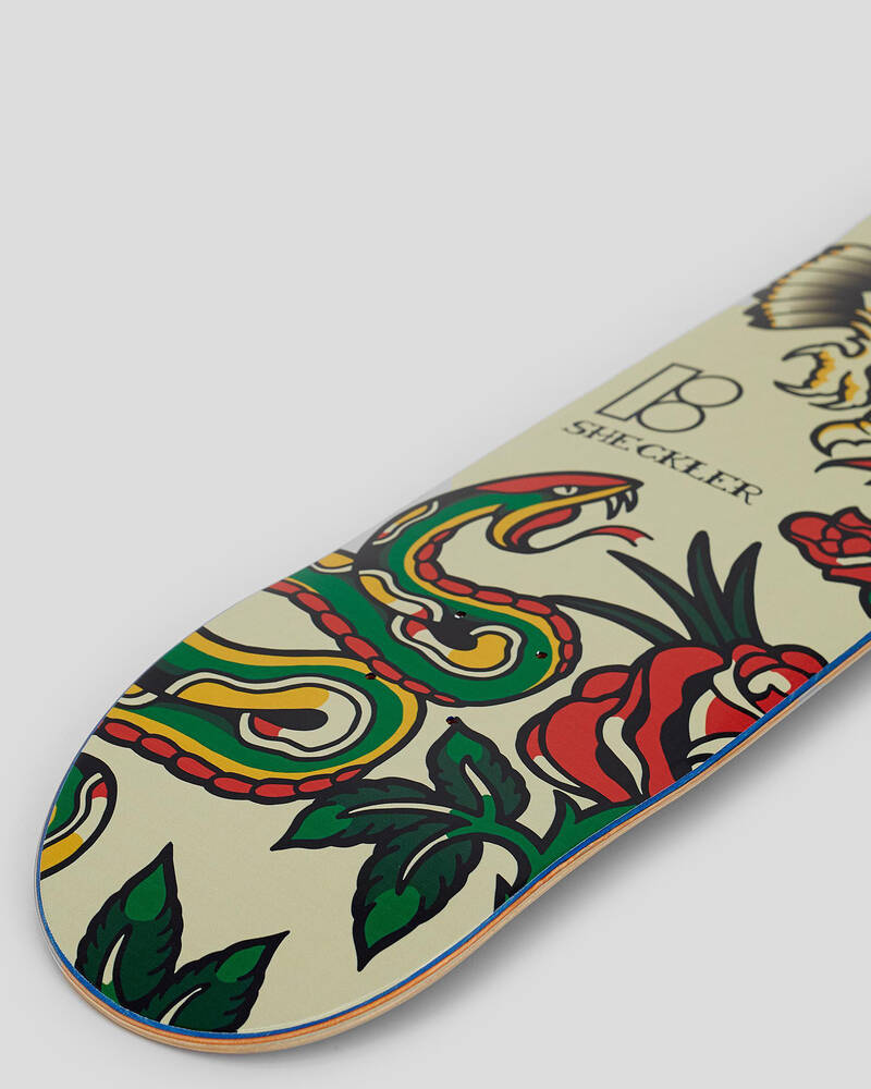 Plan B Sheckler Traditional 8.0" Skateboard Deck for Unisex