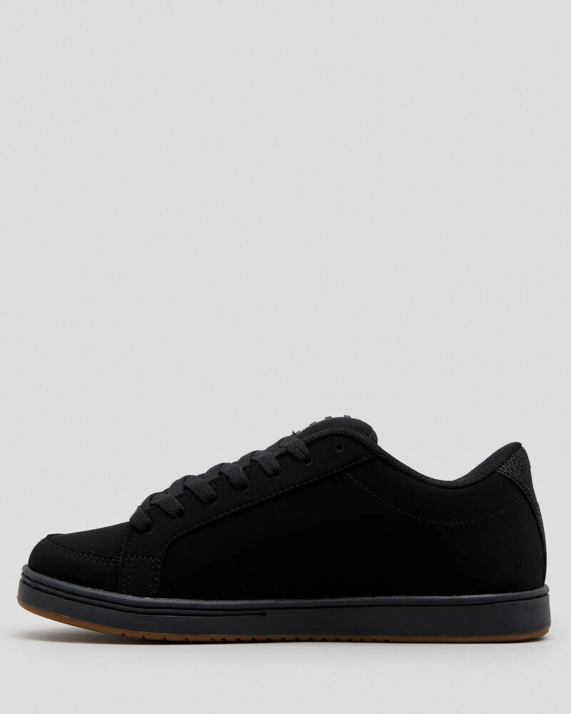 Etnies Kingpin 2 Skate Shoes - Black/Royal Colorway - Synthetic Nubuck Upper - New In Box