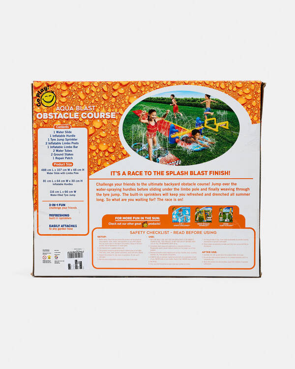 Go Play! Aqua Blast Obstacle Course for Unisex