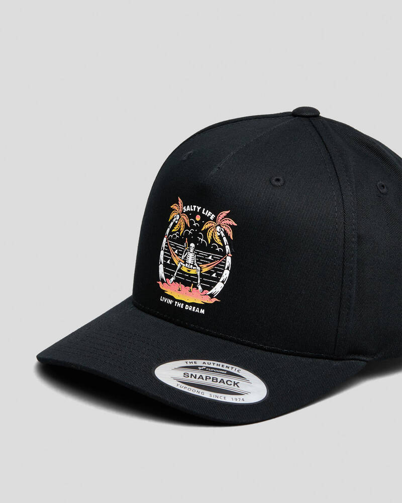 Salty Life Livin The Dream Snapback Cap for Mens