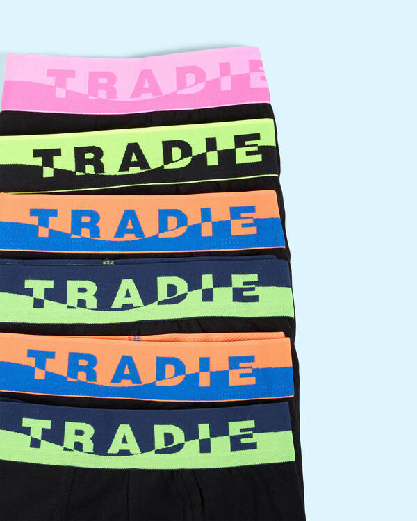Tradie 6 Pack Trunks for Mens