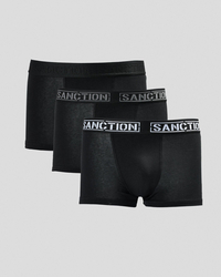 Sanction Boys' Elemental Fitted Boxer Shorts 3 Pack for Mens image number null