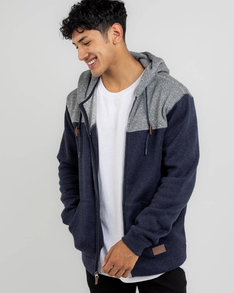 Quiksilver Keller Block Zip Hoodie for Mens