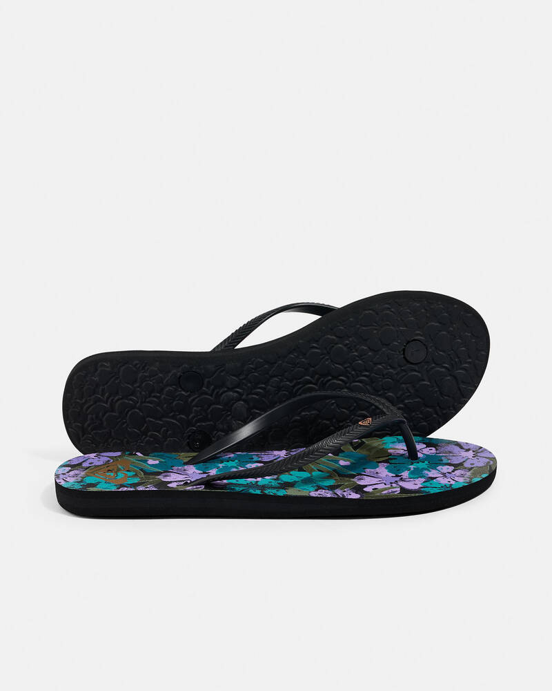 Roxy Bermuda Print Thongs for Womens