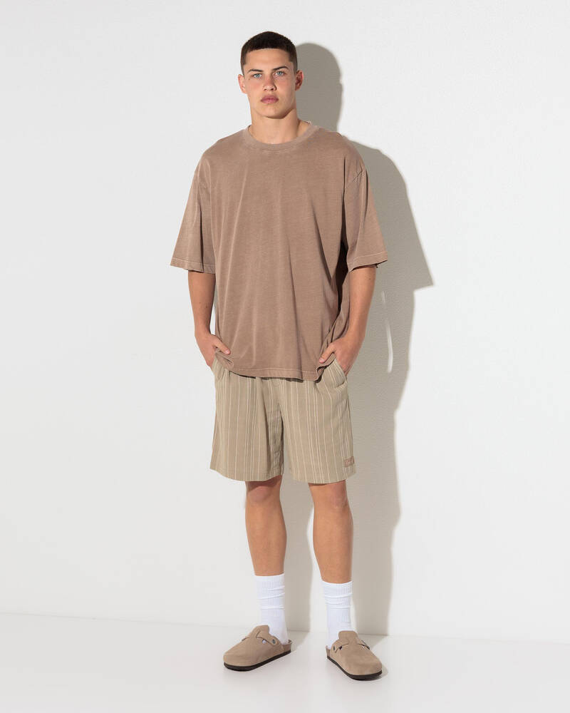 Lucid Offline Elastic Waist Shorts for Mens