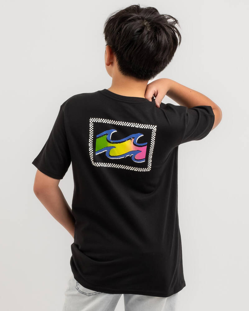 Billabong Boys' Crayon Wave T-Shirt for Mens