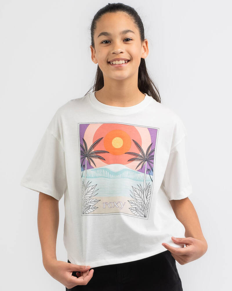 Roxy Girls' Sun For All Seasons A T-Shirt for Womens