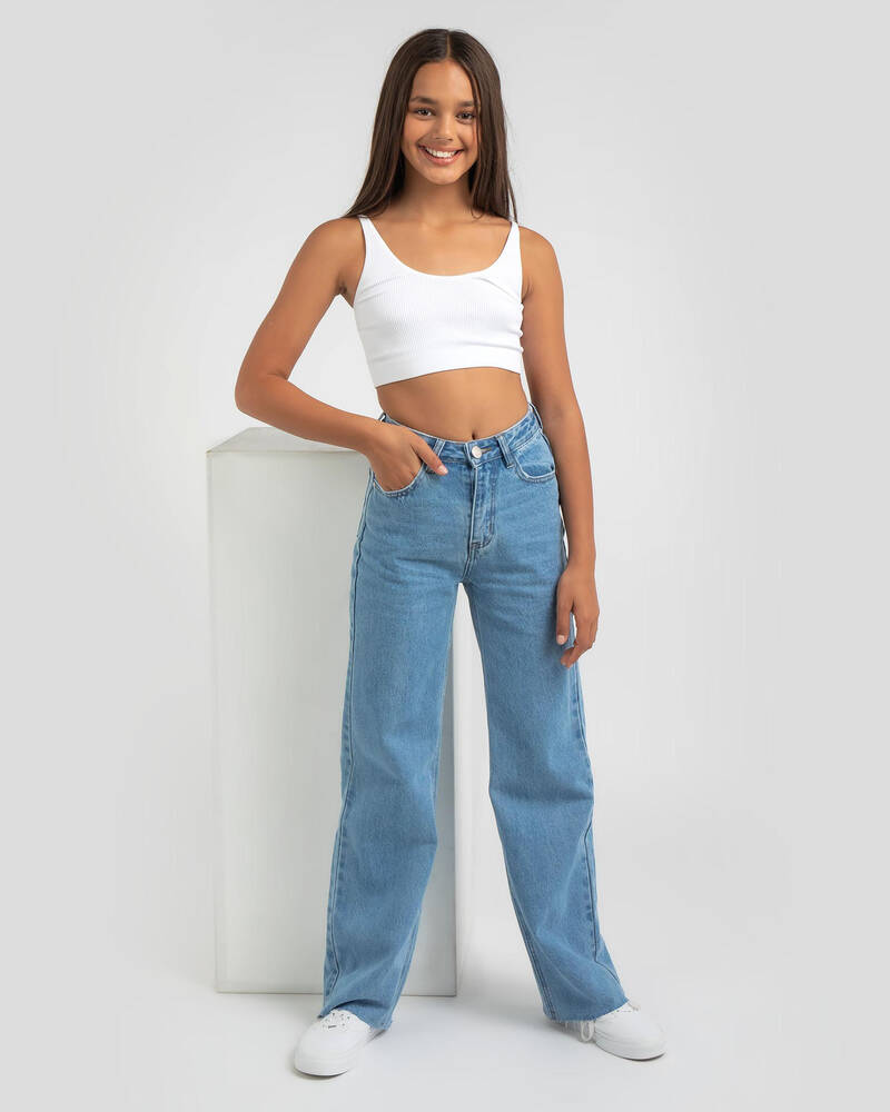 Mooloola Girls' Mickey Seamfree Crop Top for Womens