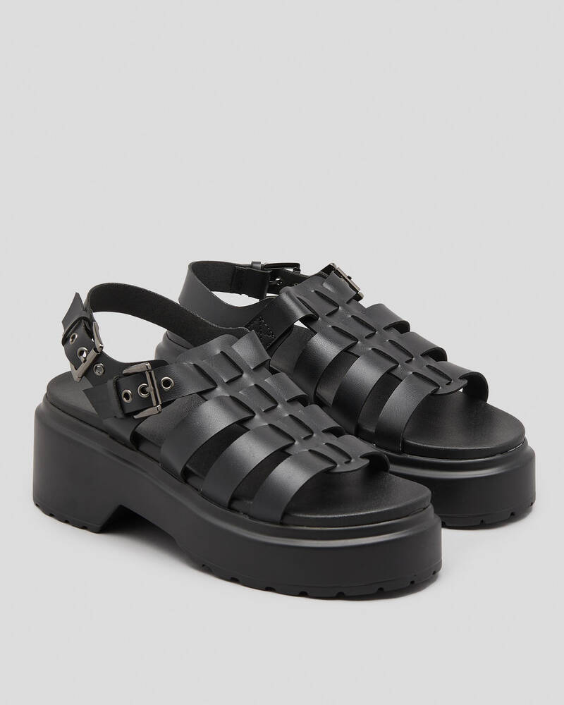 Ava And Ever Nova Flatform Shoes In Black - Fast Shipping & Easy ...