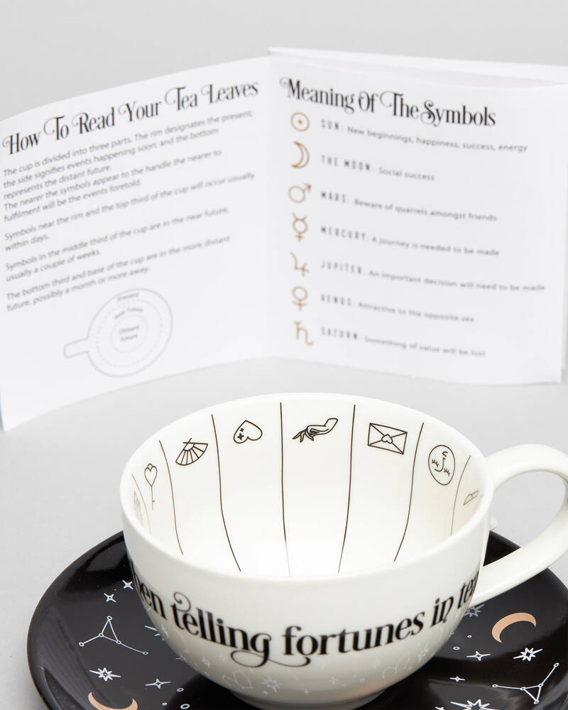 Get It Now Fortune Telling Ceramic Teacup for Unisex