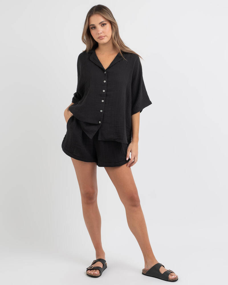 Shop Rip Curl Premium Surf Shirt In Black Fast Shipping & Easy