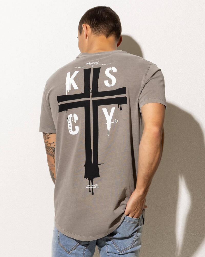Kiss Chacey Alpha Dual Curved T-Shirt for Mens