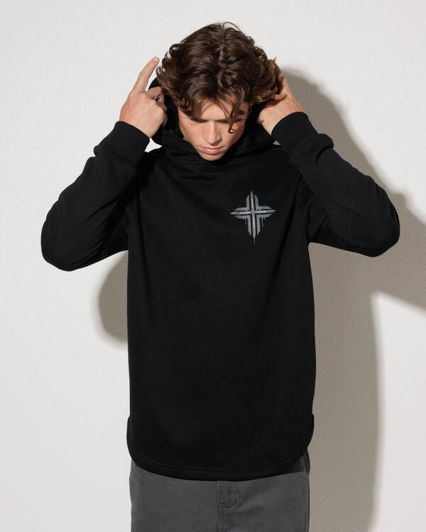 Kiss Chacey Worship Dual Curved Hoodie for Mens