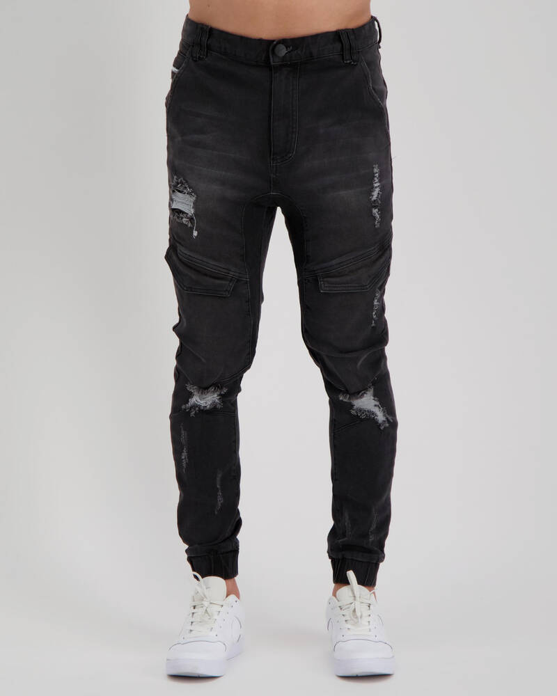 Nena & Pasadena Flight Elastic Ankle Jeans for Mens