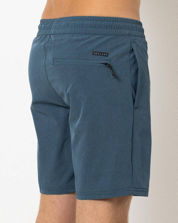 Skylark Cinch Elastic Waist Shorts for Mens