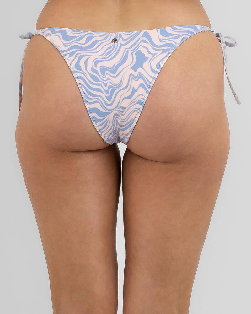 Rhythm Paradiso High Cut Tie Side Bikini Bottom for Womens