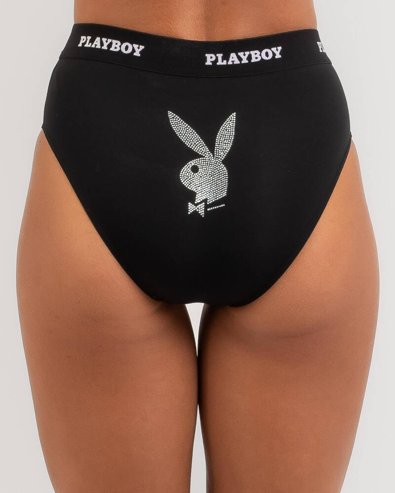 Playboy Single Bunny Brief for Womens