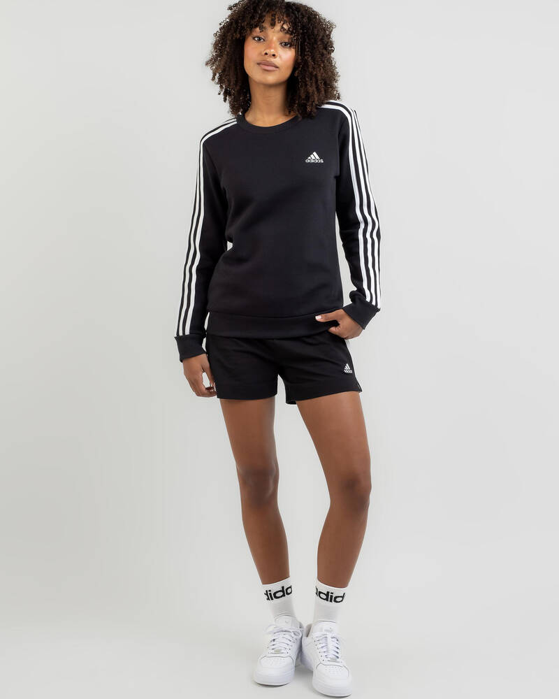 adidas Essentials 3 Stripe Long Sleeve T-Shirt for