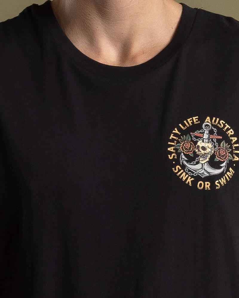 Salty Life Sink Or Swim Muscle Tank for Mens