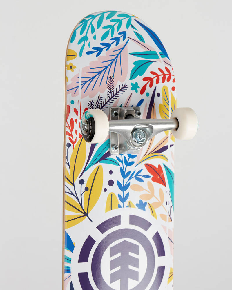 Element Floral Party 7.75" Complete Skateboard for Unisex
