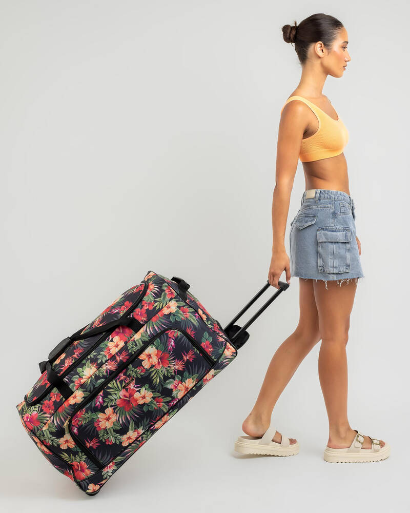 Mooloola Beachcomber Large Wheeled Travel Bag for Womens