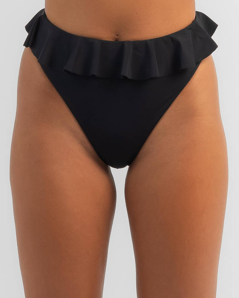 Topanga Bianca Frill High Waisted Bikini Bottom for Womens