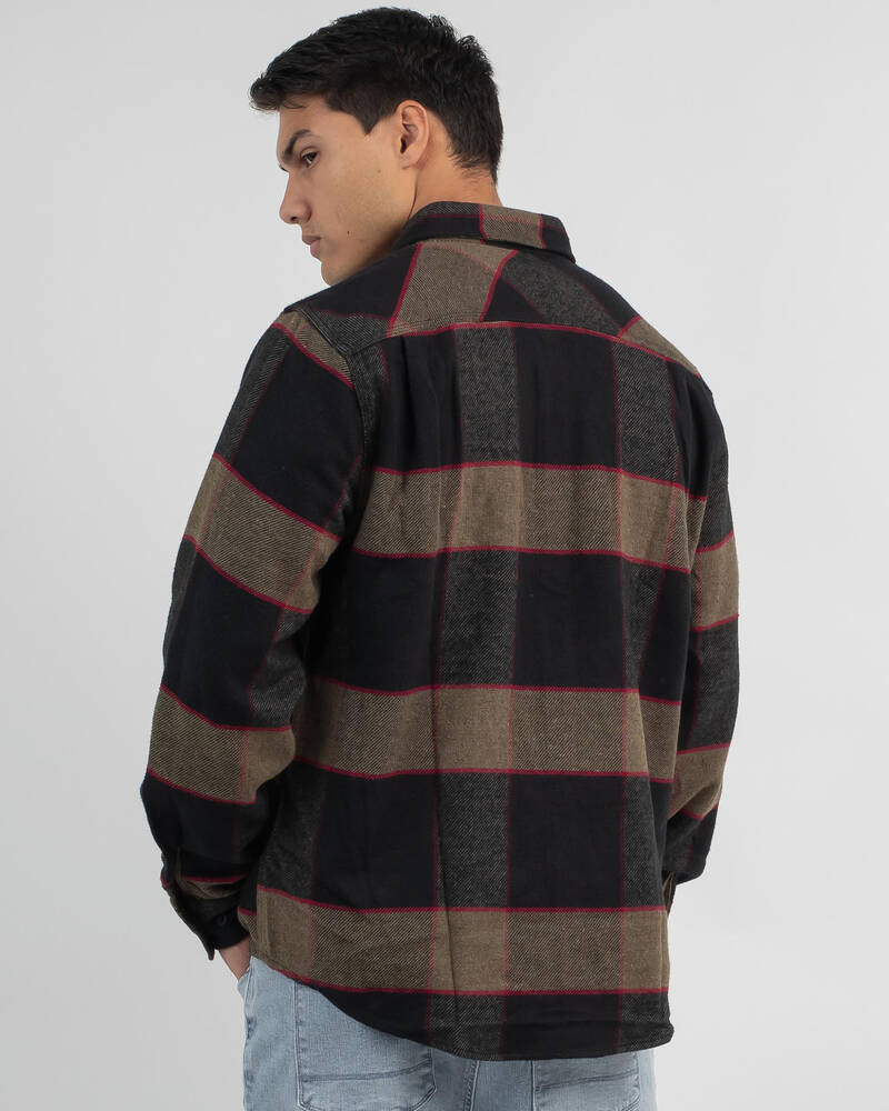 Brixton Bowery Flannel Long Sleeve Shirt for Mens