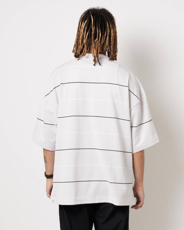 Nike Club Stripe Oversized Polo Shirt for Mens