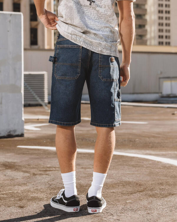 Dickies Relaxed Denim Utility Shorts for Mens