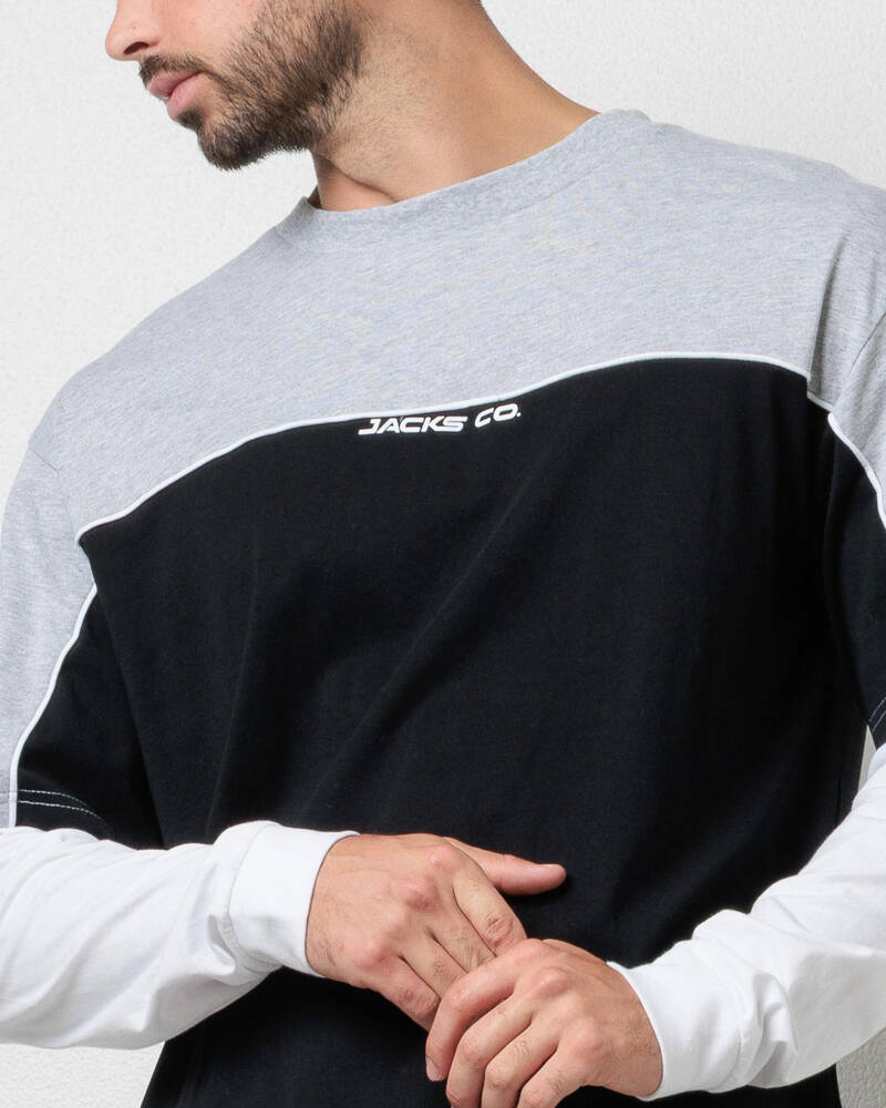 Jacks Cloudline Layered Long Sleeve T-Shirt for Mens