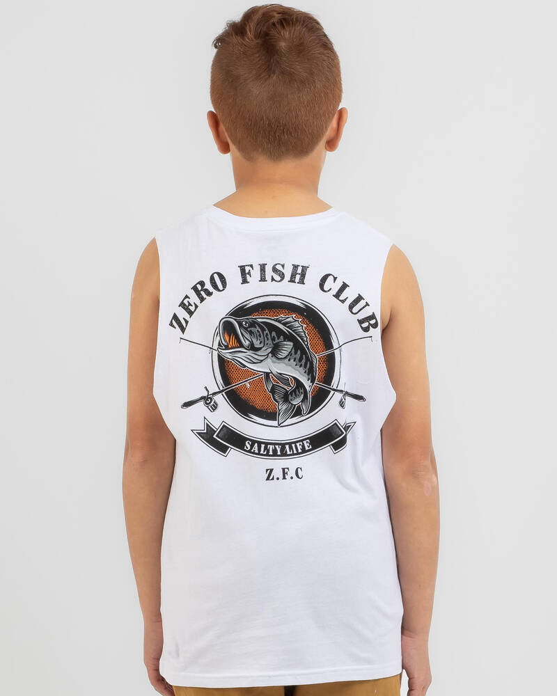 Salty Life Boys' Z.F.C Muscle Tank for Mens