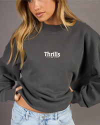 Thrills Road To Paradise Cocoon Panel Crew Sweatshirt for Womens image number null